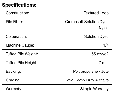 Specifications