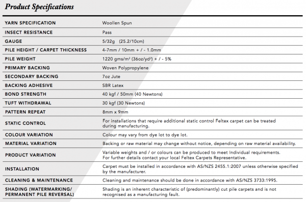 Specifications