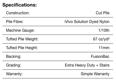 Specifications