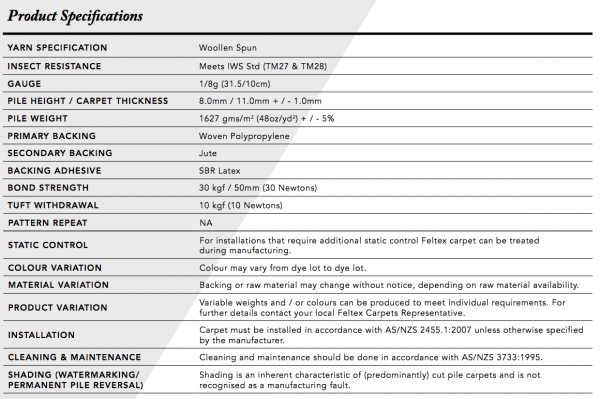 Specifications